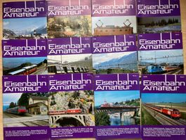 12 Hefte Eisenbahn Amateur aus dem Jahr 1983