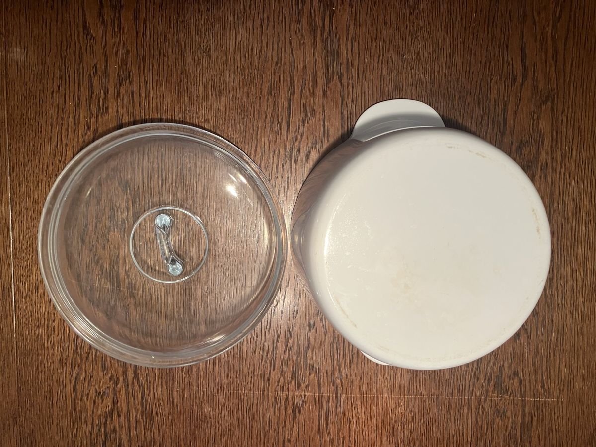 Pentole: Kochtopf weiss mit Glasdeckel gebraucht – Usato da Olten venduto da mir_j7wx 2