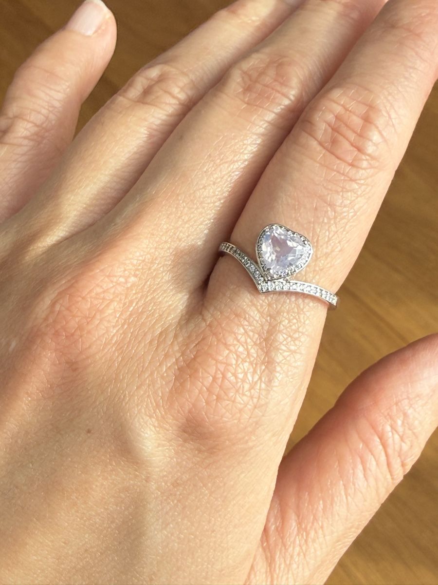 Ringe: 💜 Herz Amethyst Ring 925 Silber Verstellbar ✨ – Neu (gemäss Beschreibung) aus St. Gallen von Ammora 4