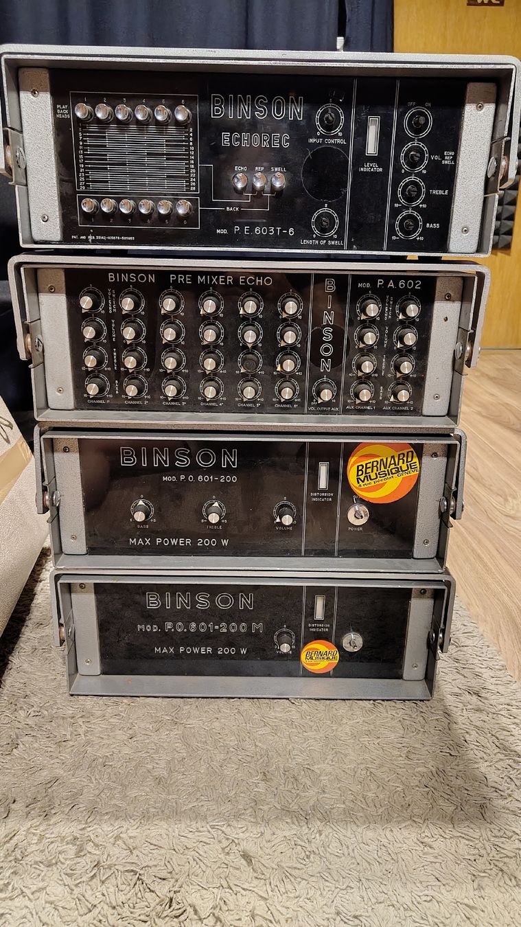 Vintage Musikinstrumente: Binson Echorec Pre Mix and Amplifier – Defekt aus Vilars NE von Filomusic
