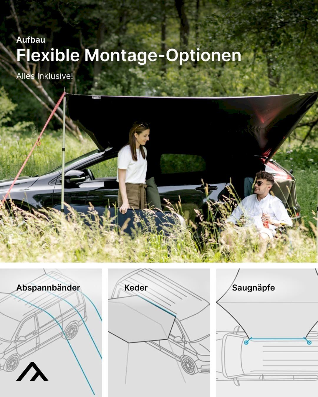 Verande & Tende da sole: Qeedo Motor Tarp Universal Vorzelt – Nuovo e nell'imballaggio originale da Bottighofen venduto da zaap 4