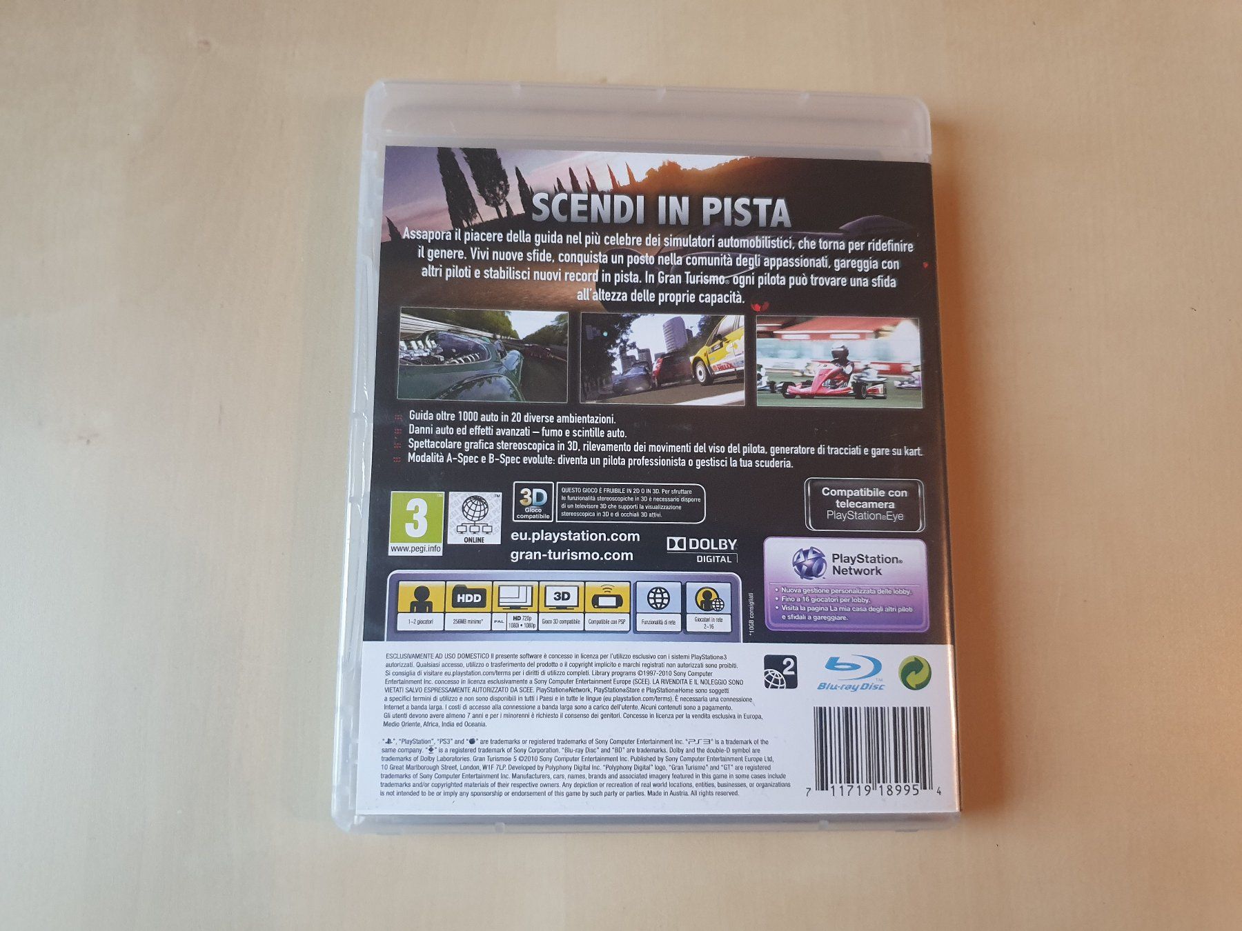 Sony Jeux: Gran Turismo 5 ITA – D'occasion à Stansstad par collectorsshop 1