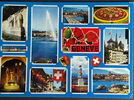 Genf - Genève - 10 Ansichten - Stempel Fêtes de Genève 11. -