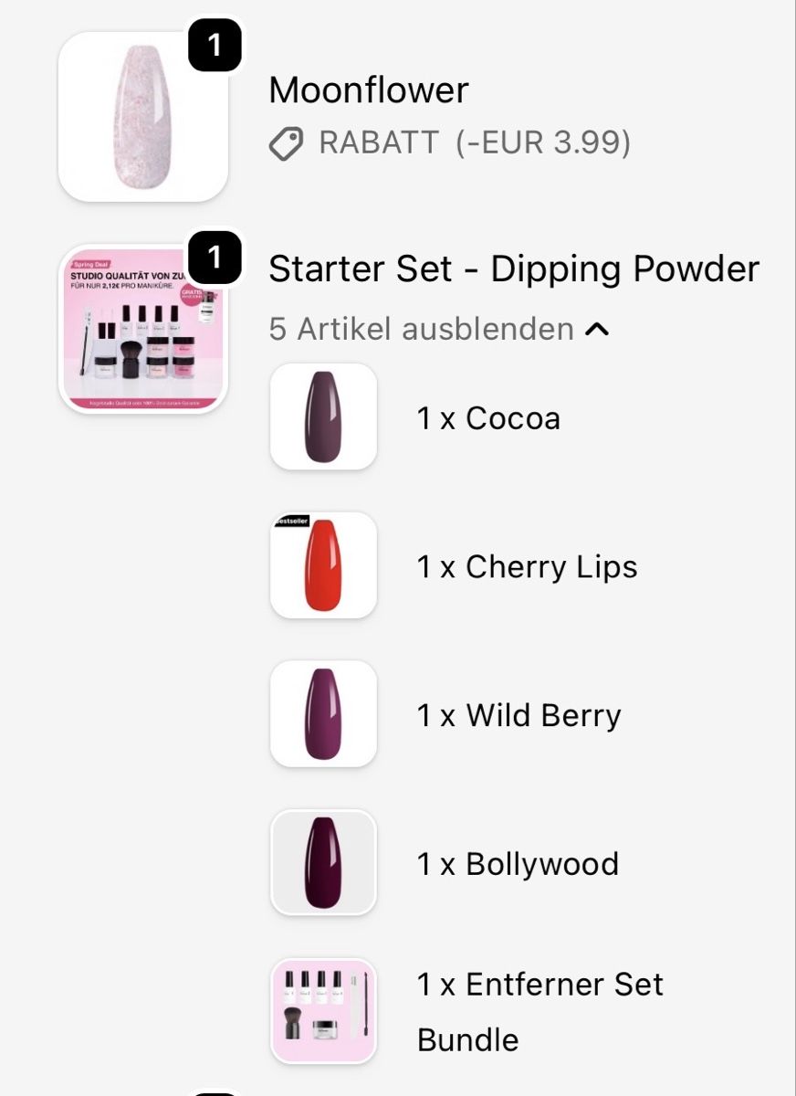 Künstliche Fingernägel: Dipp Drip Nagel-Set + Farben, Starterset – Neu (gemäss Beschreibung) aus Bad Zurzach von Heugumper7 2