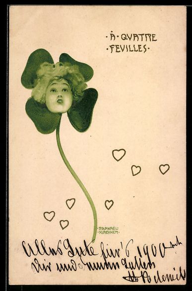 Ansichtskarten: Raphael Kirchner: Gesicht einer Dame erb – Gebraucht aus Berlin von bartko-reher