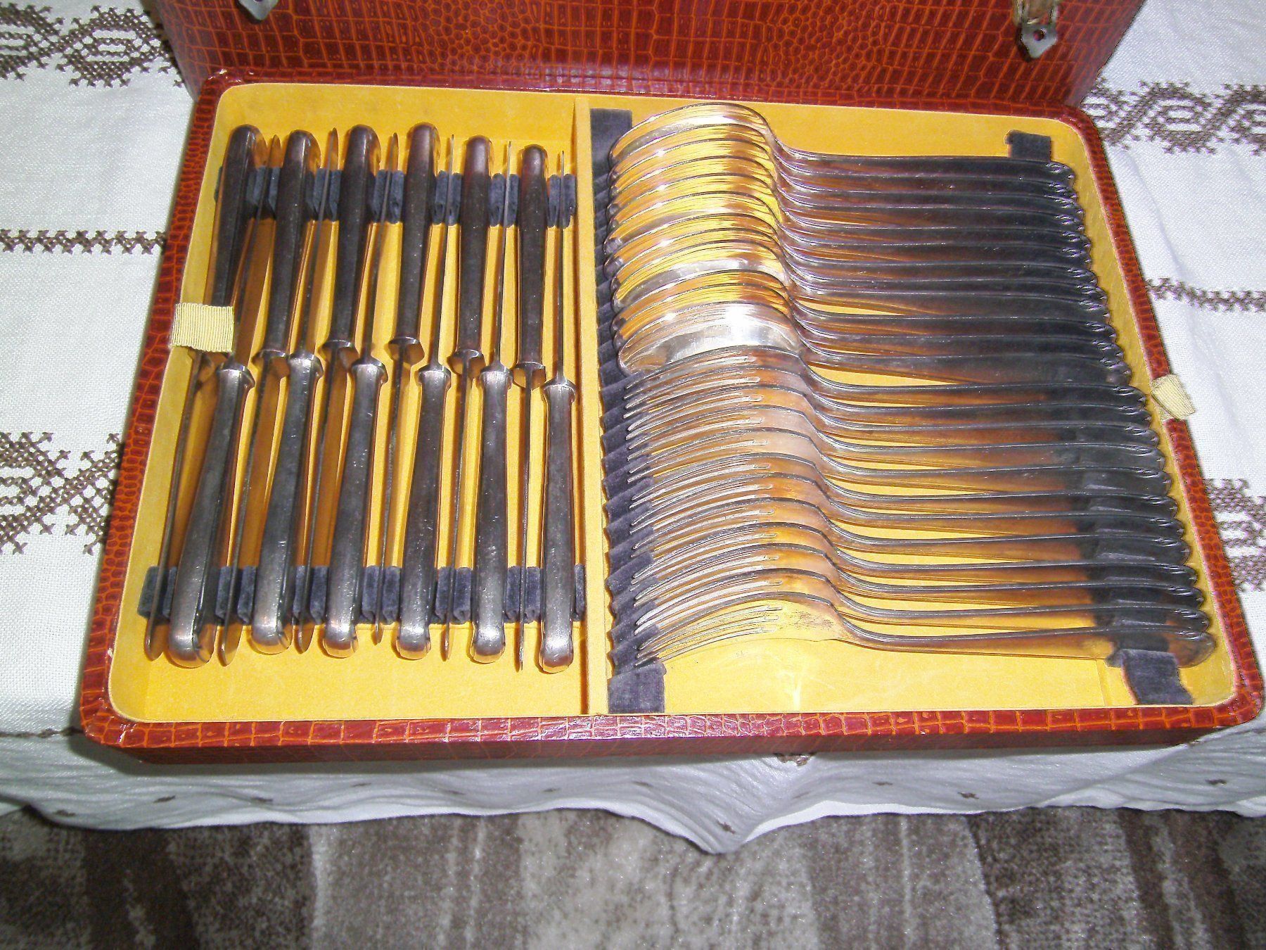Set di posate: Silber Besteck  -  GULDEN  -  . Vintage. – Usato da Basel venduto da vidra66 1
