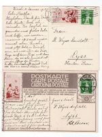Schweiz, Pro Juventute Vorläufer 1912, 1.2.1913 und 1.1.1913