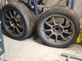 2x OZ Alleggerita mit Slicks 8.5 x18