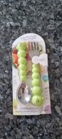 Melii Löffel und Gabel Raupe grün 12m+ neu