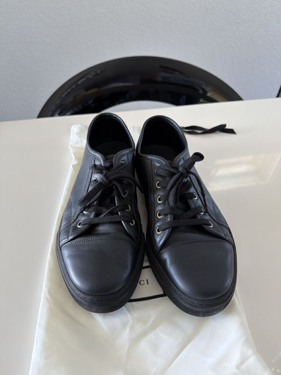 Gucci Scarpe da uomo: Gucci Sneaker schwarz aus Leder – Usato da Wetzikon ZH venduto da Alioc66 1