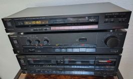 Technics HiFi Anlage (ST-G55AL/SU-800/RS-T330R), schwarz