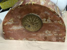 Horloge ancienne de table en marbre Muller-Ott Suisse