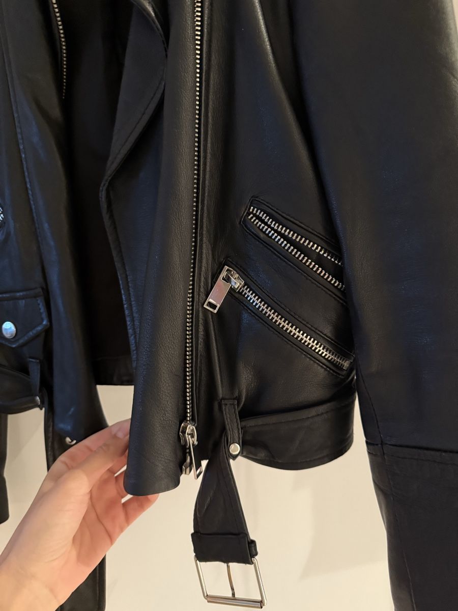 Zara Giacche: Schicke Zara echte Lederjacke, schwarz, Grösse S – Usato da Volketswil venduto da habibeoez 2