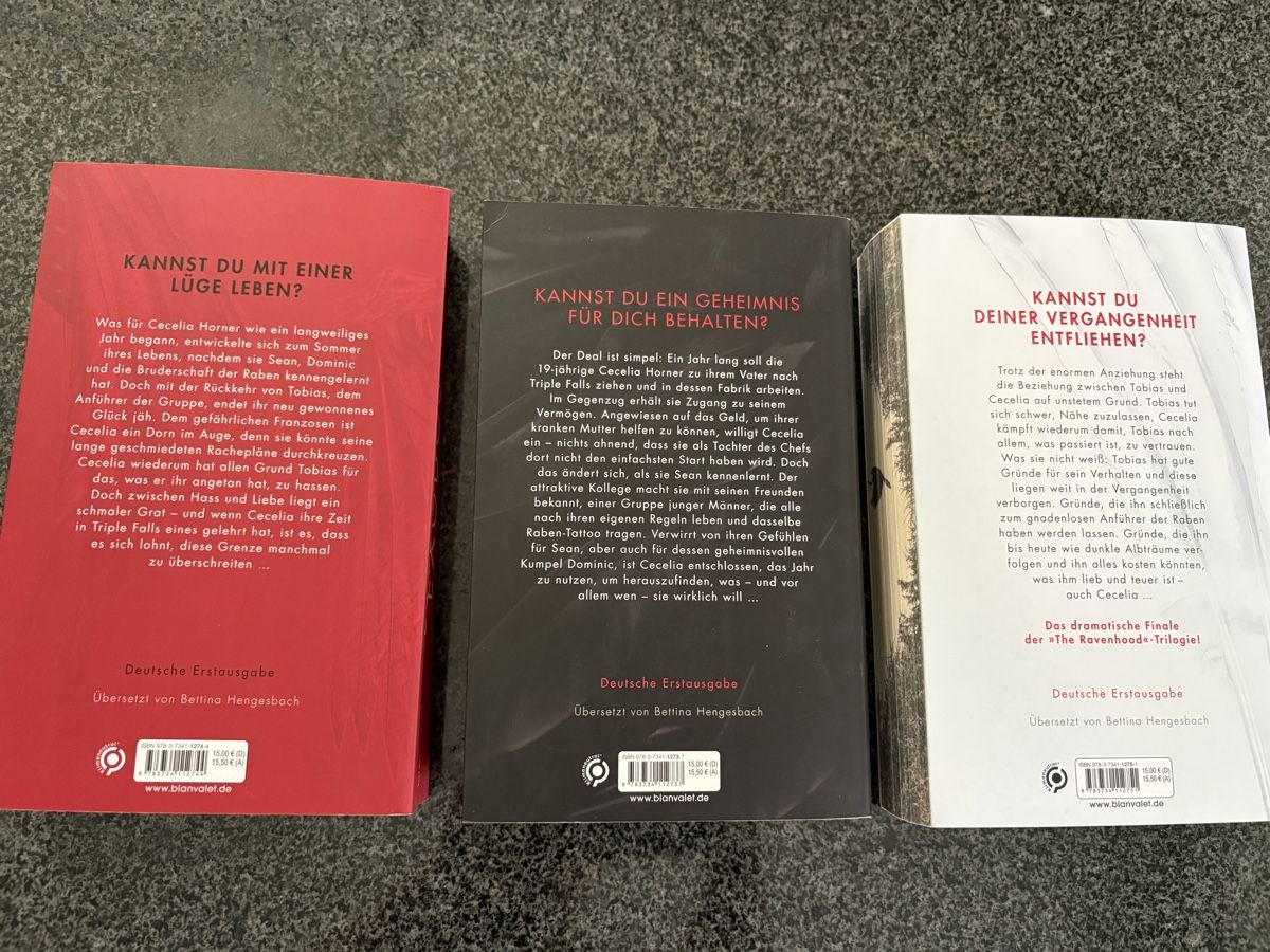 Libri: The Ravenhood Triologie – Usato da Belpberg venduto da Ranukel 1