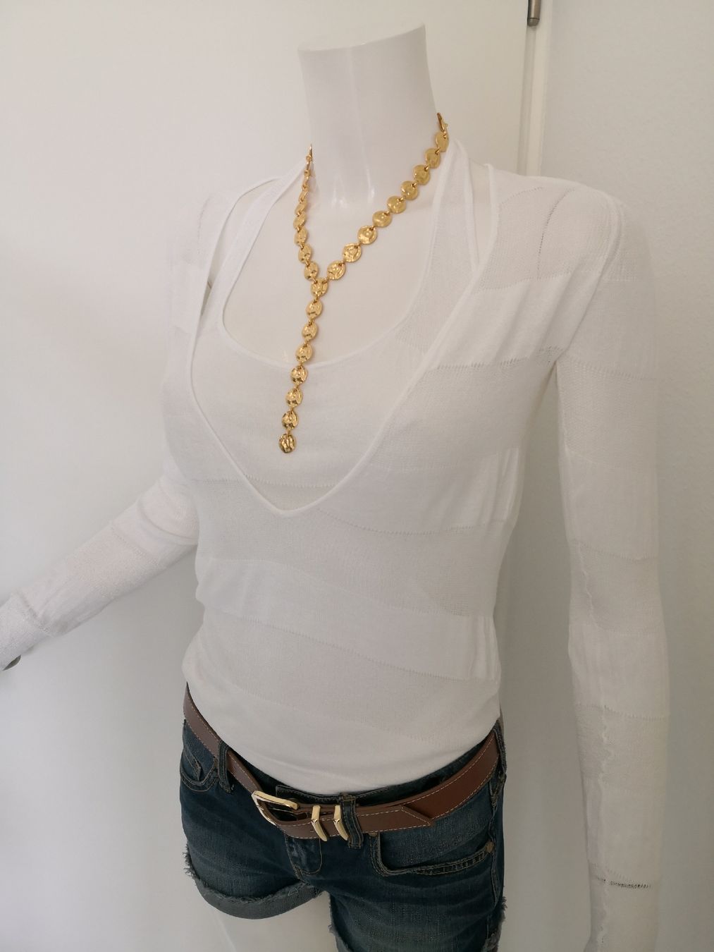 Mango Maglioni & Felpe: 🤩MANGO STRICK-TOP-PULLOVER WEISS – Nuovo (secondo la descrizione) da Olten venduto da Naja-Twins-Twins 2