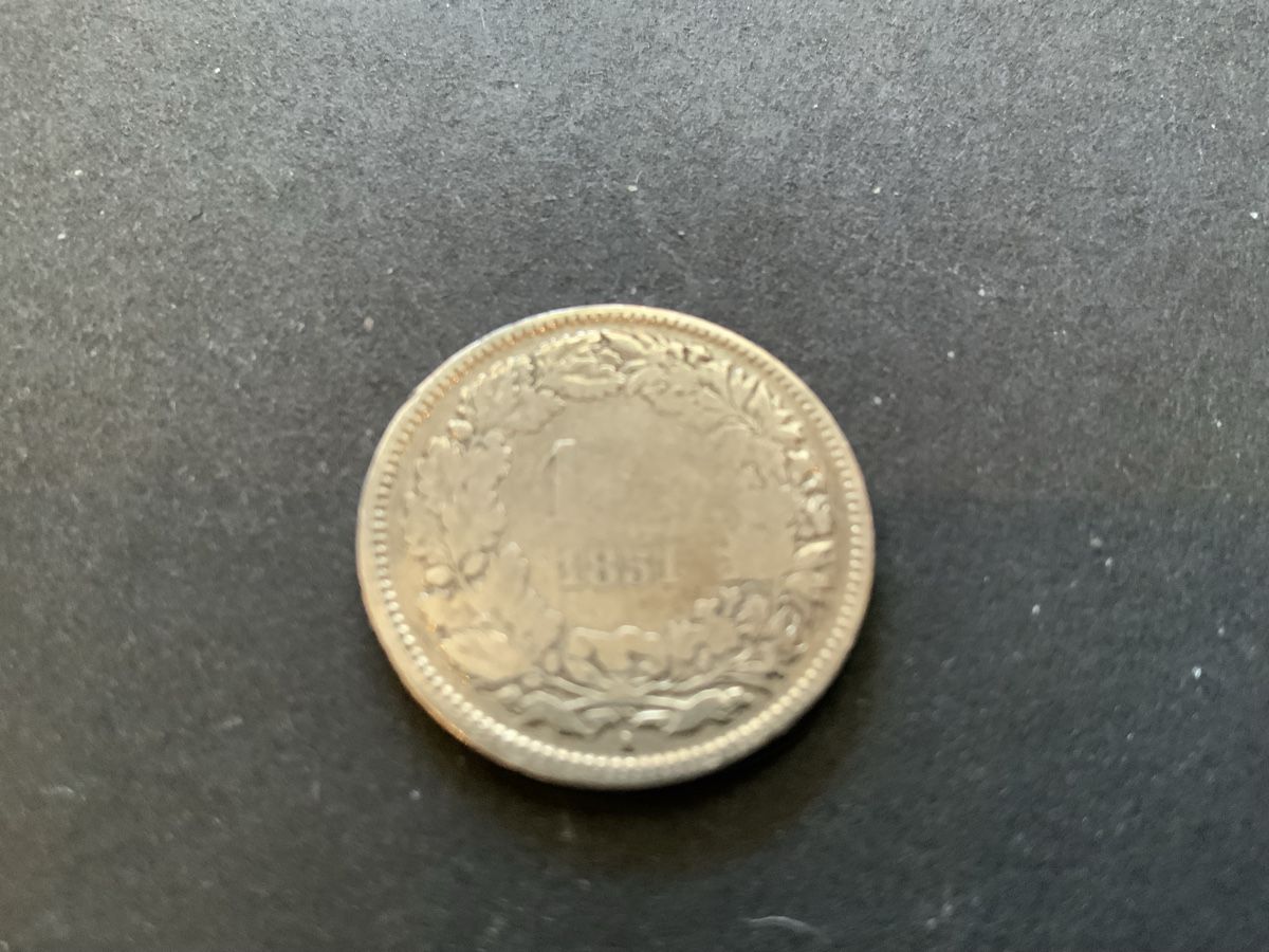 Tutti le monete: 1851 1FRÄNKLER SCHÖN + – Usato da Beinwil am See venduto da Ricri 2