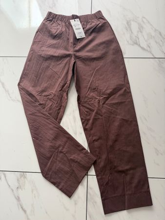 ZARA Hose Gr. XS braun Sommer Neu mit Etikett (52)