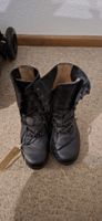 Schwarze Lederstiefel, Grösse 41, Top Zustand, Winterfest