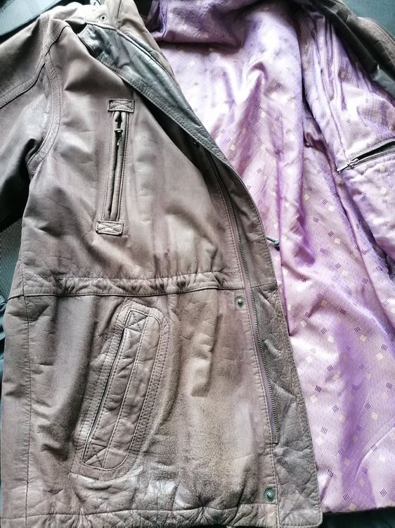 Giacche: Braune Lederjacke Gr. 50, Vintage – Usato da Emmen venduto da Tigerlady 6