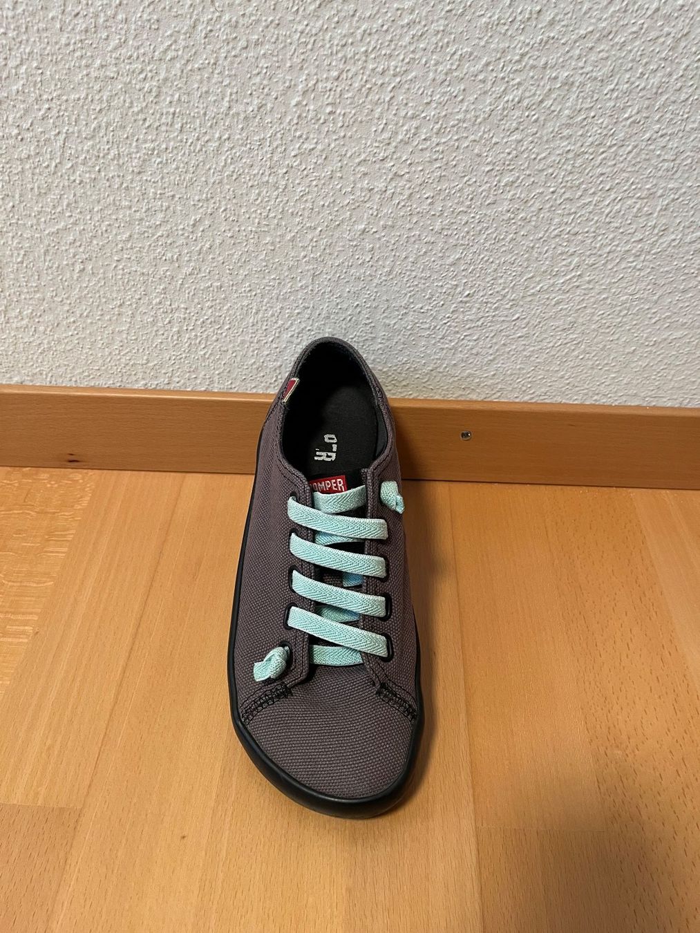 Camper Scarpe da donna: CAMPER Peu Cami - Tessuto/Canvas Marrone con Lacci Menta – Usato da Zürich venduto da Alette83 1