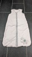Babyschlafsack weiss grau mit Elefantenmotiv gebraucht