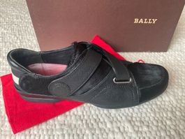 BALLY SNEAKER KLETTVERSCHLUSS ECHT FELL MODELL —ALEXA—  38
