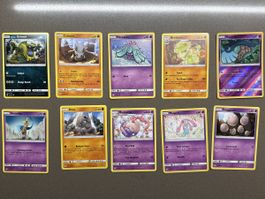 10 Pokemon Unified Minds cards