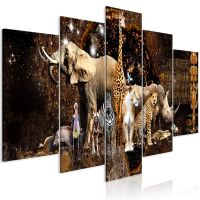 XXL Wandbild 200x 100 cm NEU Wildnis Afrika