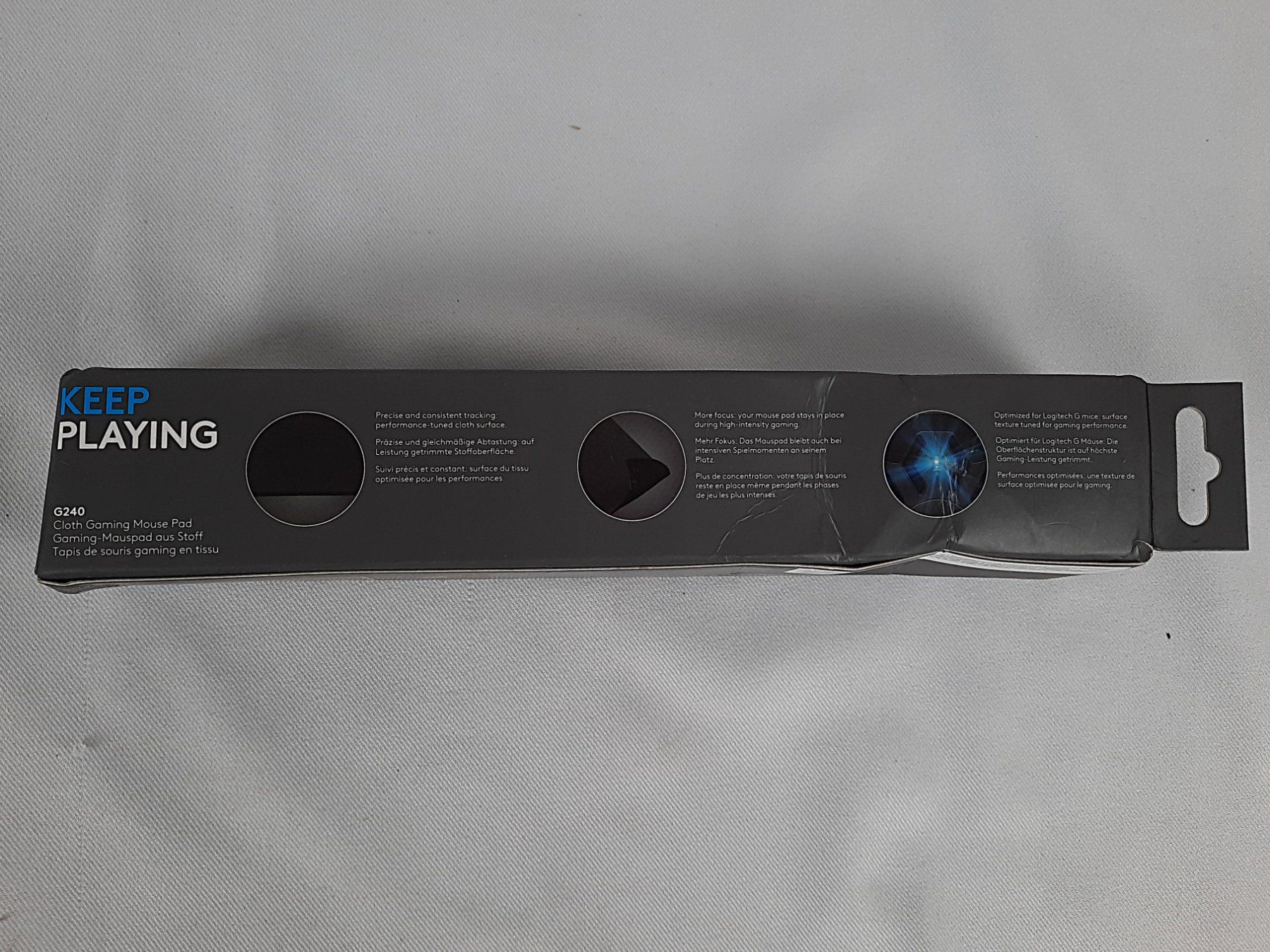 Logitech Tappetini per mouse: LOGITECH G240 Gaming-Mauspad – Nuovo (secondo la descrizione) da Beinwil am See venduto da Restwert_Beinwil 3