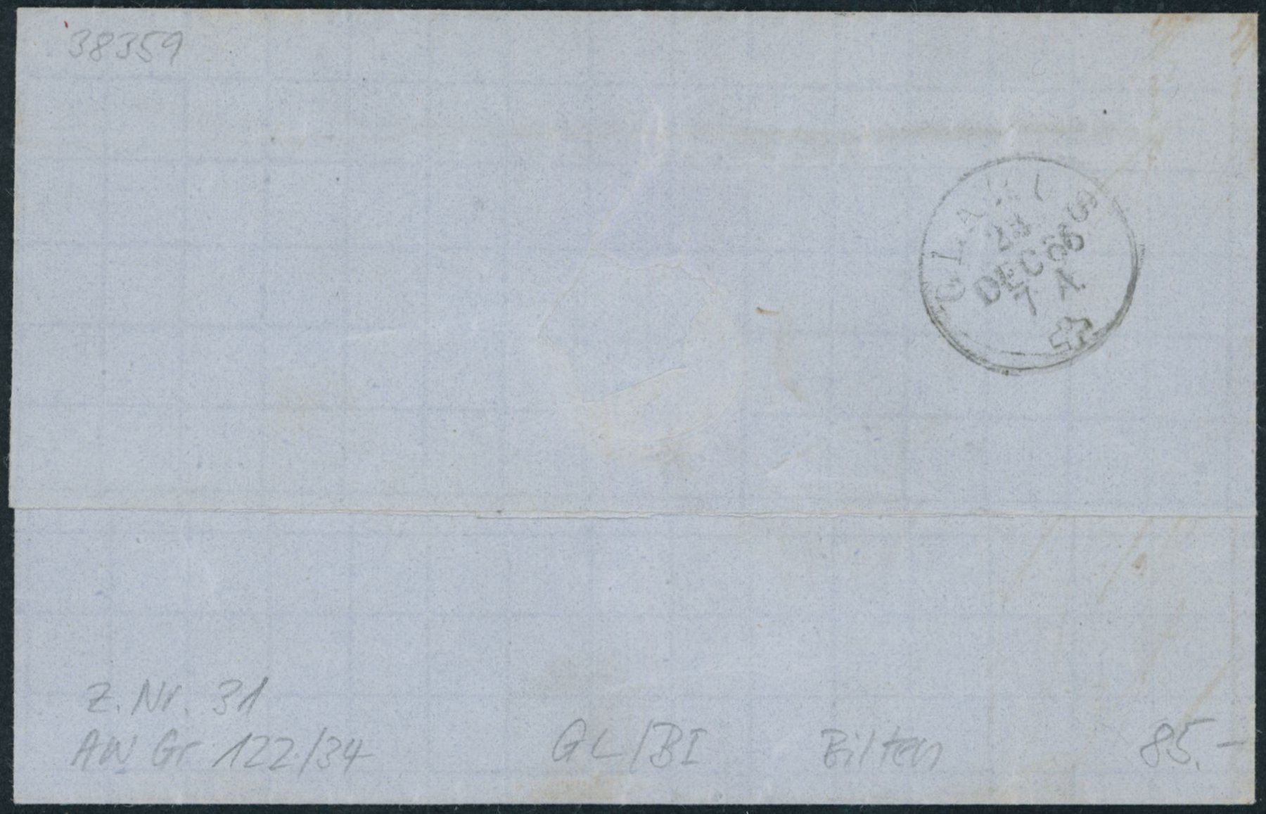 Alle Briefmarken: GL Bilten - Brief – Gebraucht aus Schindellegi von leecollect 1