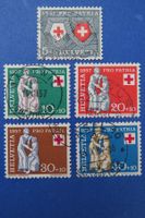 Serie Pro Patria Nr.B81-85 1957 gestempelt - SBK: 20.-.