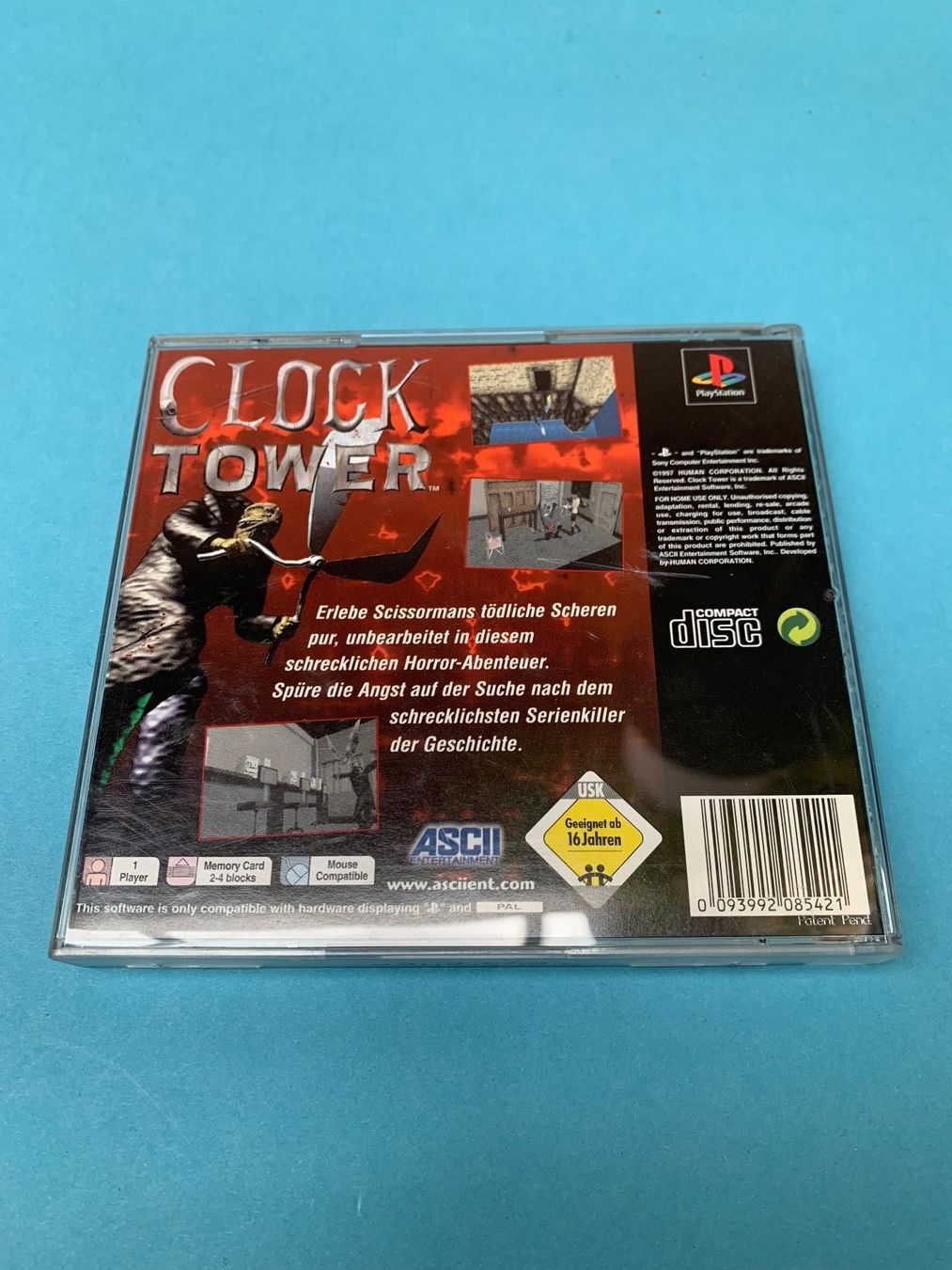 Sony Giochi: PS1 / Clock Tower – Usato da Kölliken venduto da sergesellsretro 1