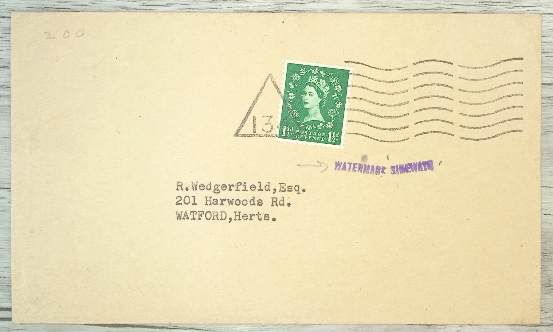 Tutti i francobolli: TR69 Enveloppe + Timbre England 19xx – Usato da Cousset venduto da Patrick_Collections
