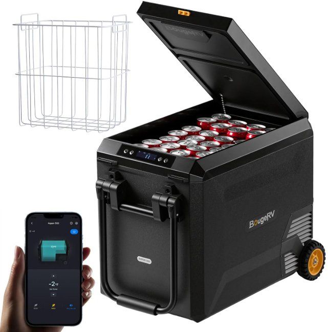 Réfrigérateurs et refroidissement: BougeRV 47L Kompressor Kühlbox mit Rollen – Neuf (Voir description) à Neuhaus SG par LENZ30