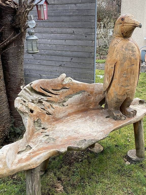 Sculture & Statue: Holzbank Gartenbank – Usato da Wiesendangen venduto da argon03 1