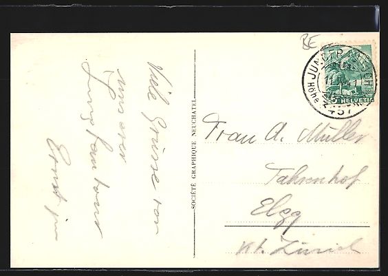 Cartes postales: Jungfraujoch, Berghaus mit Aletschgletsc – D'occasion à Berlin par bartko-reher 1