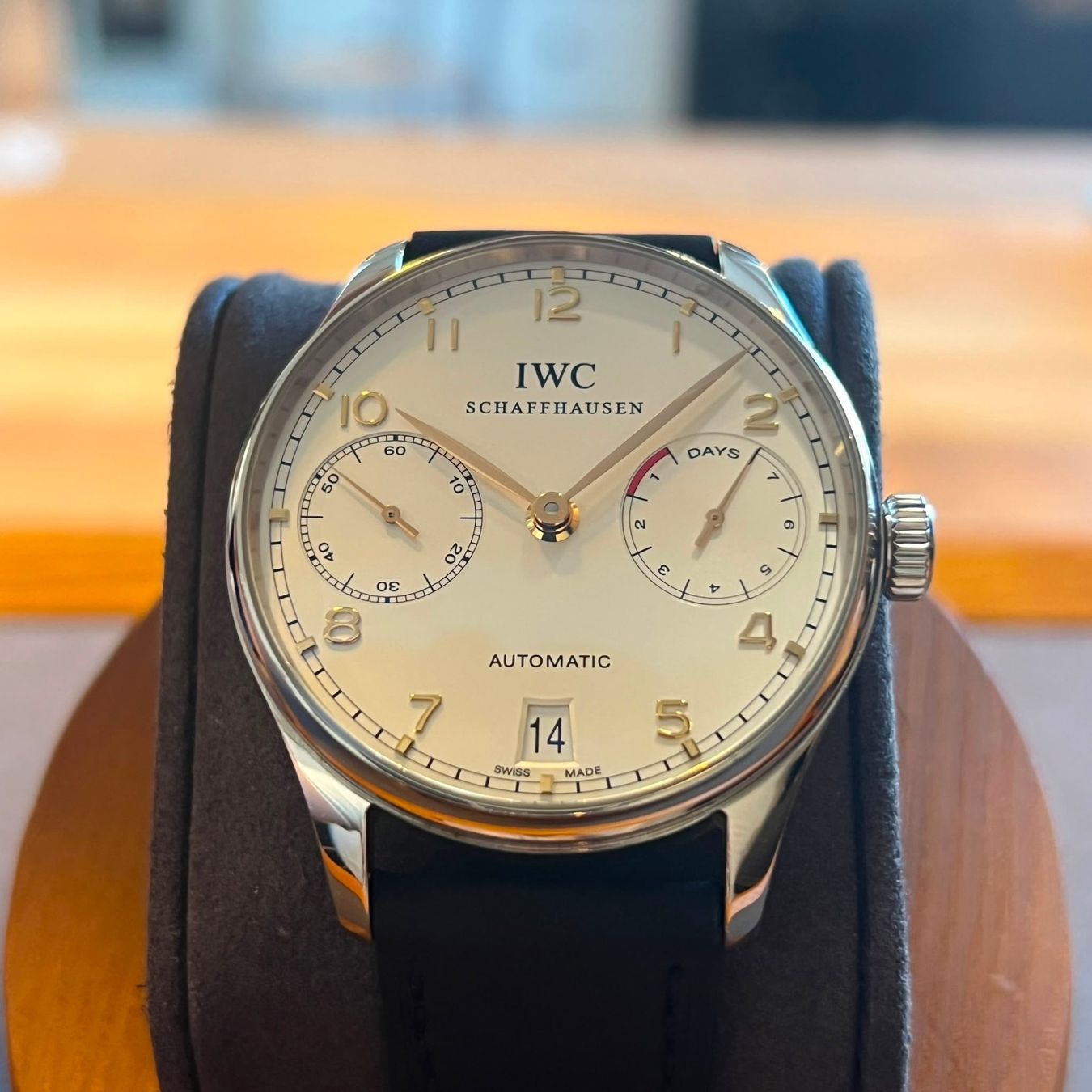 IWC Uhren: IWC Portuguese Automatic Full Set IW500114 – Gebraucht aus Carouge GE von Watchaser