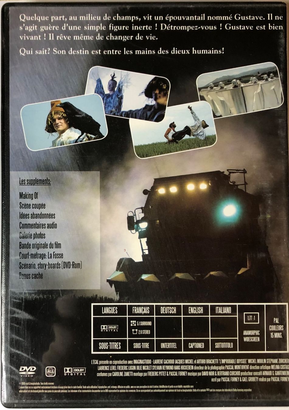 Tutti i DVDs: L'IMPROBABLE ODYSSÉE – Usato da Poliez-Pittet venduto da Newtown-Records 1