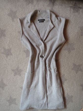 schönes MARC O POLO Damen Long Gilet COTTON SLUB
