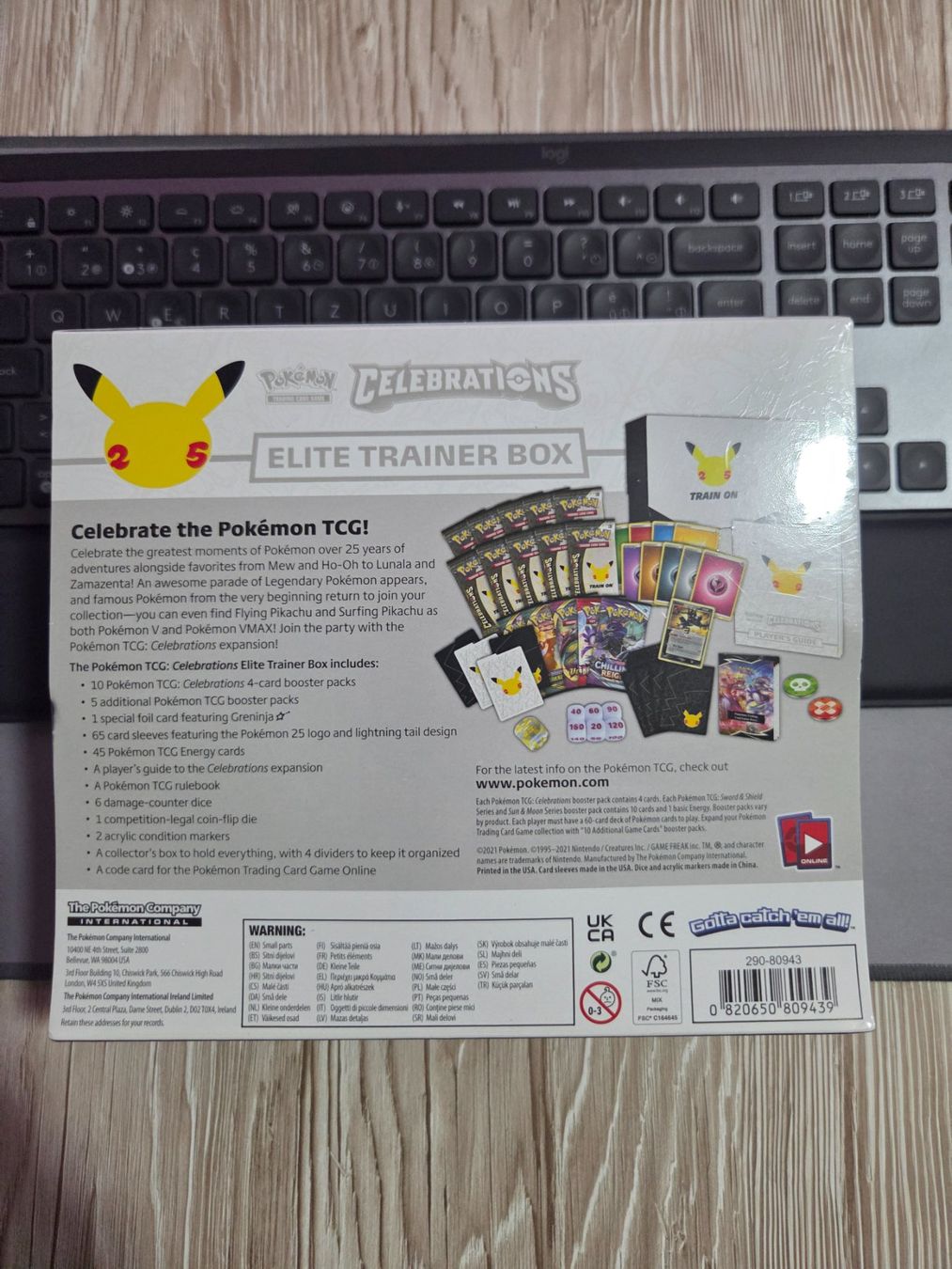 Pokémon Sammelbilder & Trading cards: Pokémon 25th Anniversary Celebrations ETB – Neu und originalverpackt aus Courroux von Desaleo 1