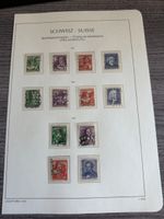 Schweiz Pro Juventute Briefmarken Sammlung 1933-1935