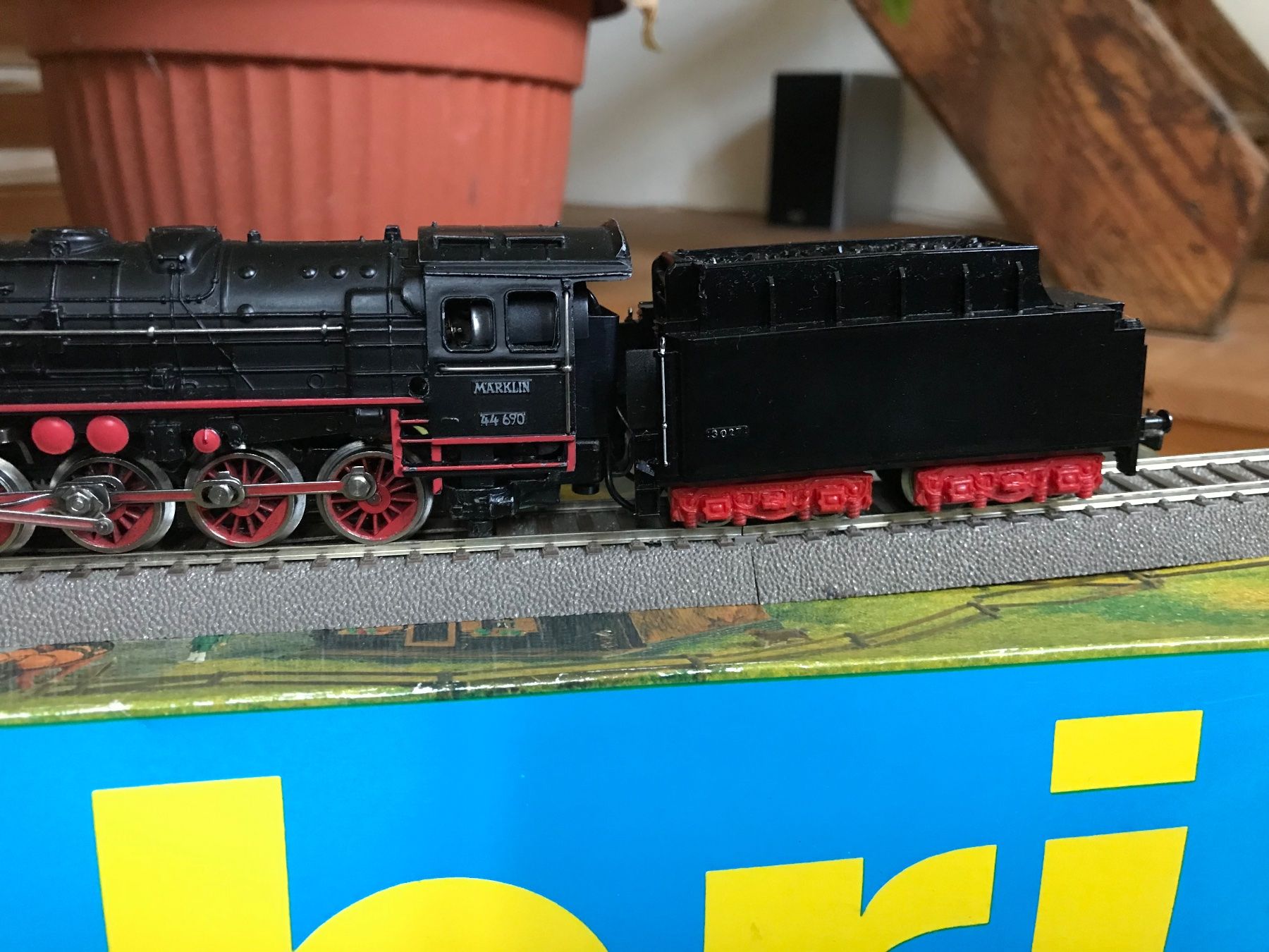 Märklin Modellini di ferrovie: märklin 3027, dampflok BR 44 mit telex – Usato da Liestal venduto da ozo2005 2