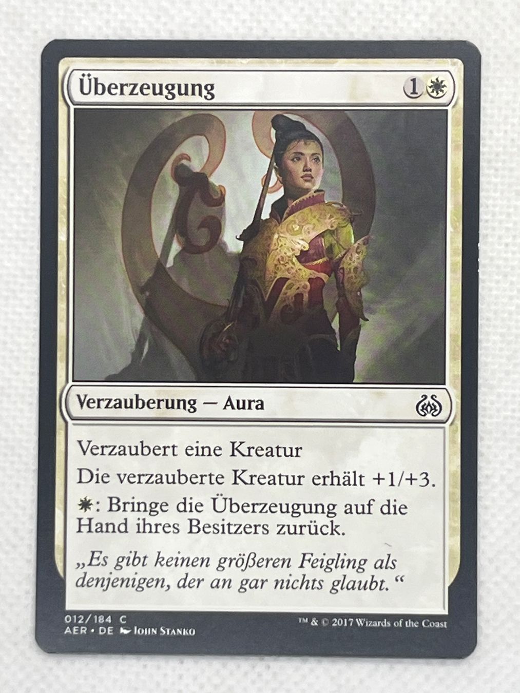 Magic The Gathering Carte collezionabili: MTG Überzeugung AER 012 Deutsch Common – Usato da Hinterkappelen venduto da Kim1992