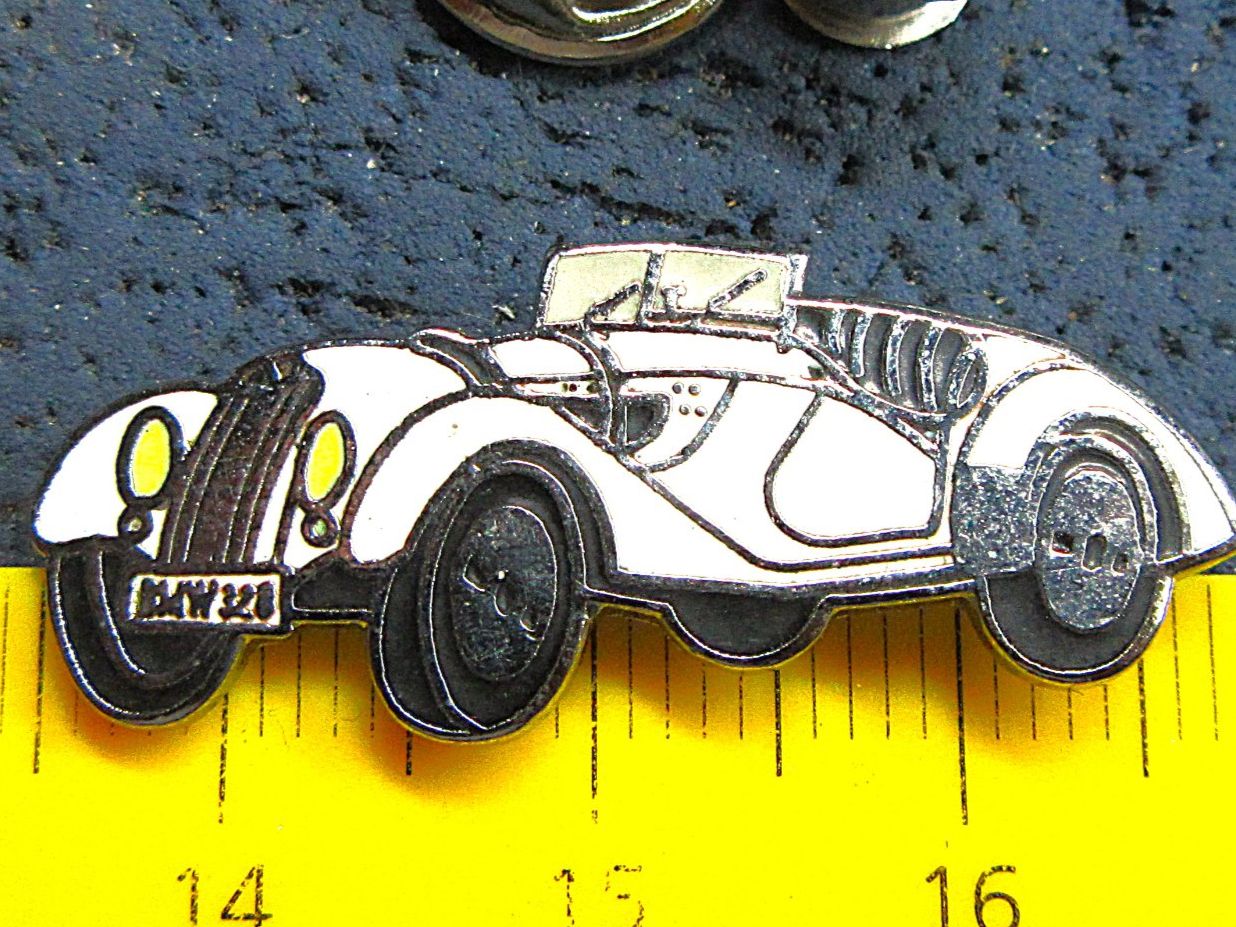 BMW Plaketten & Abzeichen: BMW 328 ROADSTER AUTO PIN ENAMEL MIT SECURITY-CLIP – Gebraucht aus Ettingen von Hausi4711 1