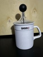 Milchschäumer Sigg Porzellan weiss guter Zustand