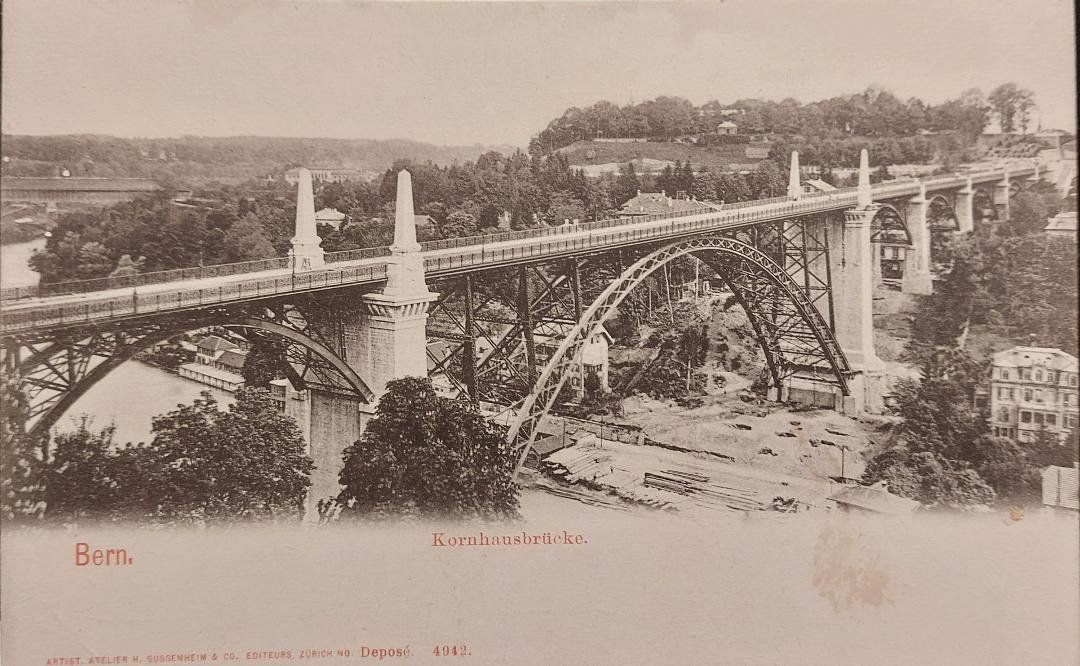 Cartoline postali: BERN - Kornhausbrücke – Usato da Delémont venduto da Domdom1