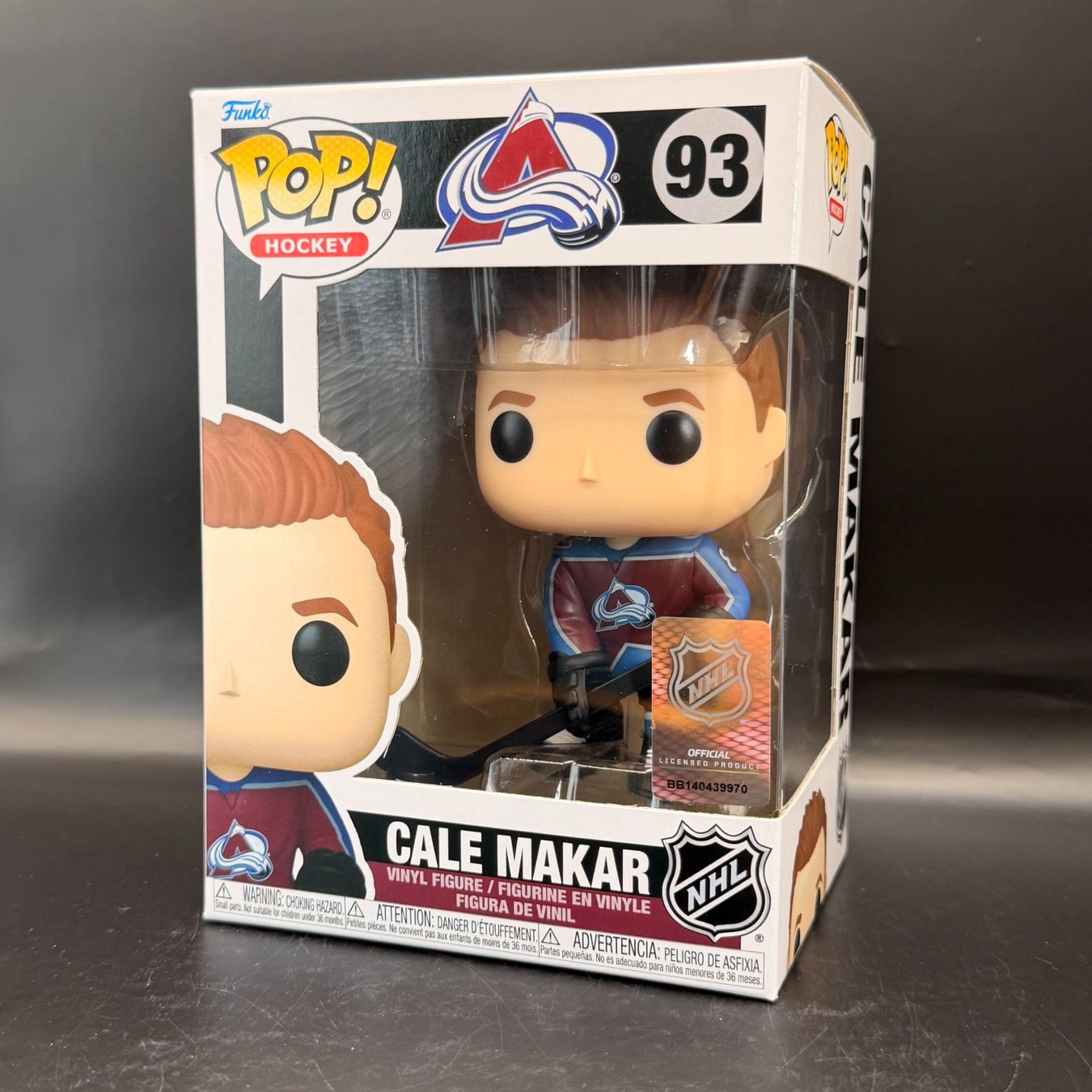 Funko Figuren: Funko Pop! NHL Cale Makar 93 – Gebraucht aus Düdingen von Nerdworld