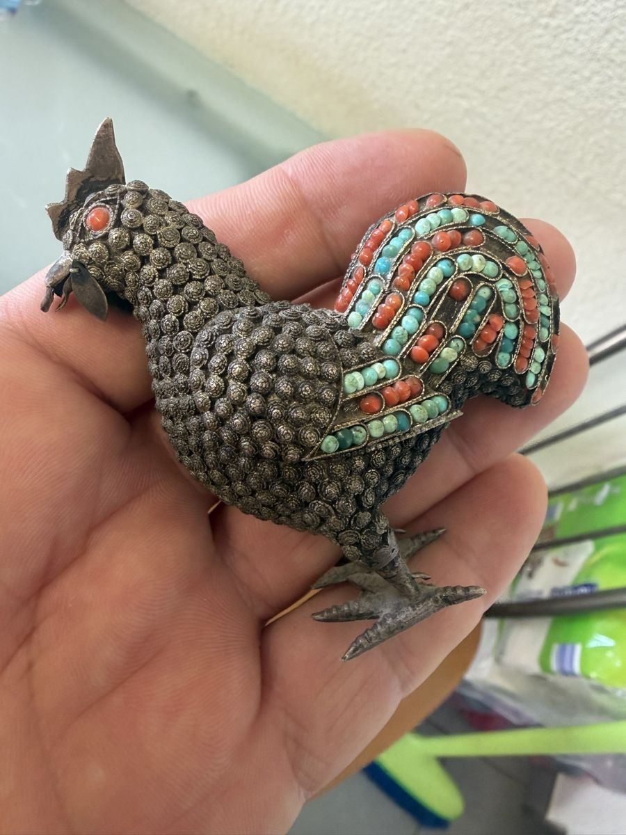 Sculture & Statue: filigranes Huhn – Usato da Baden venduto da noli.r 8