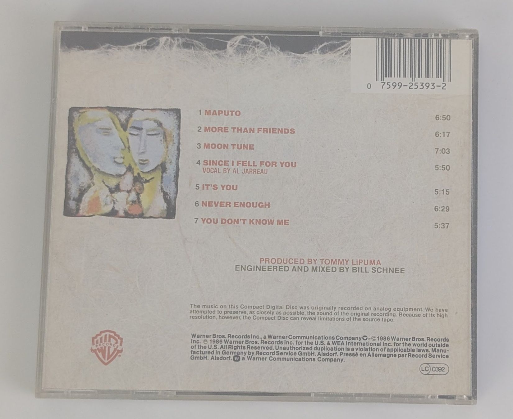CD: Bob James/David Sanborn CD Double Vision Jazz Top – Usato da Zürich venduto da 1.Simon 1