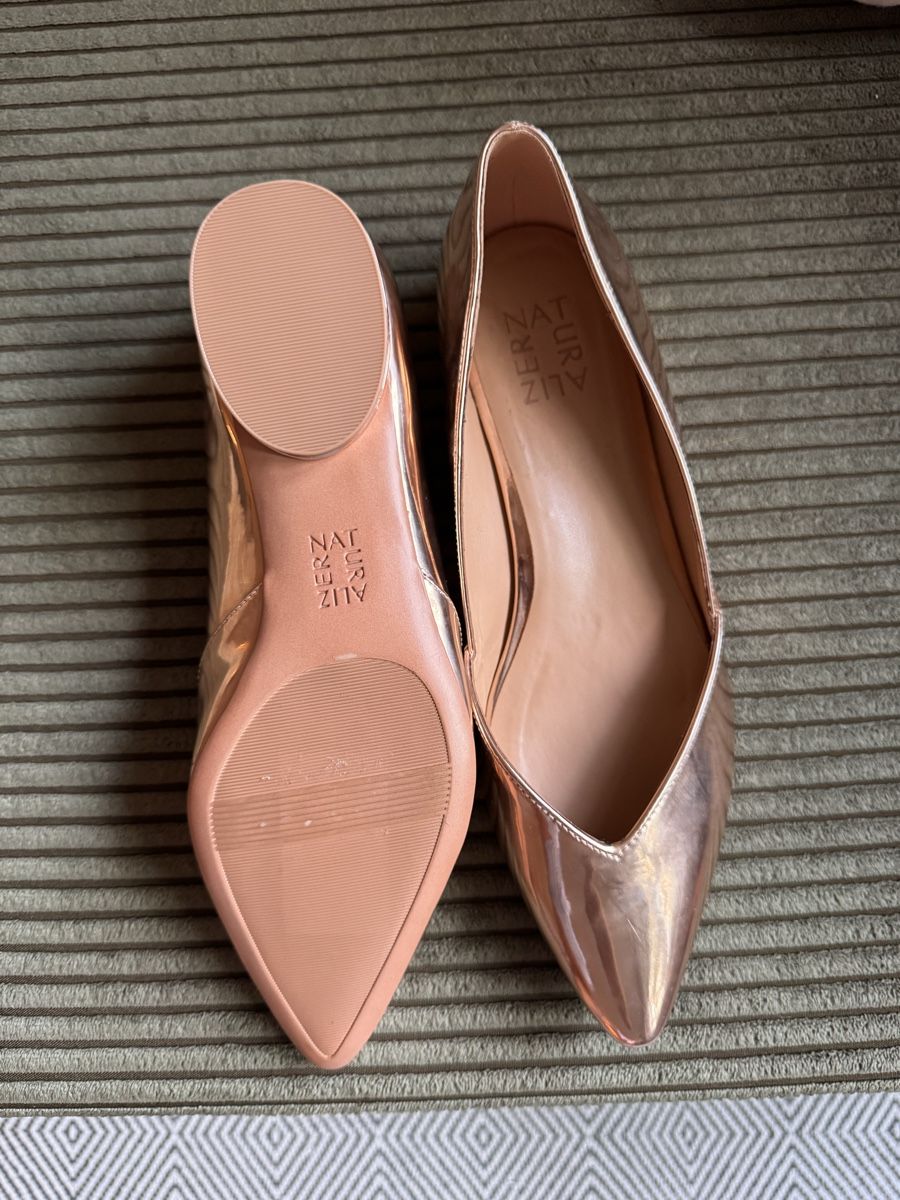 Scarpe da donna: Neutralizer Rose Gold Pointed Ballet Flat – Nuovo (secondo la descrizione) da Zürich venduto da ari_cr2f 1
